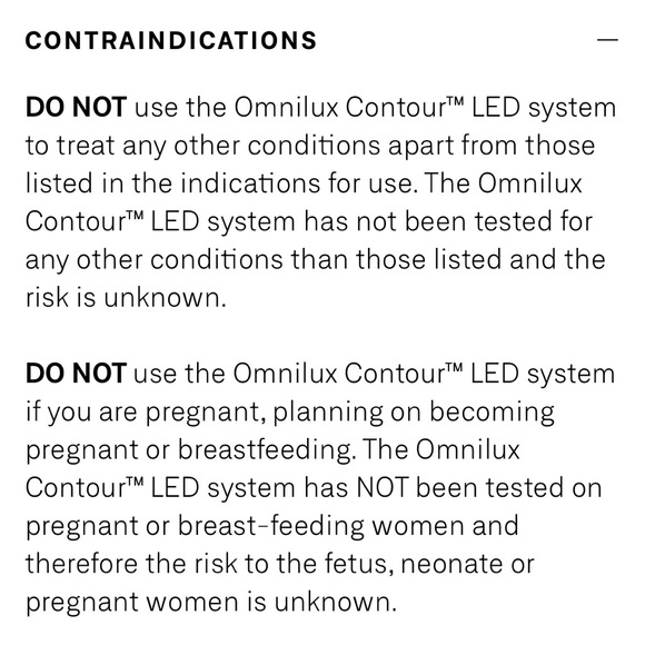 Omnilux LED contour face mask - Picture 7 of 9